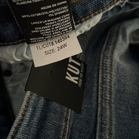 KUT from the Kloth Rachel cropped Mom Jeans NWT 24W - Picture 14 of 16